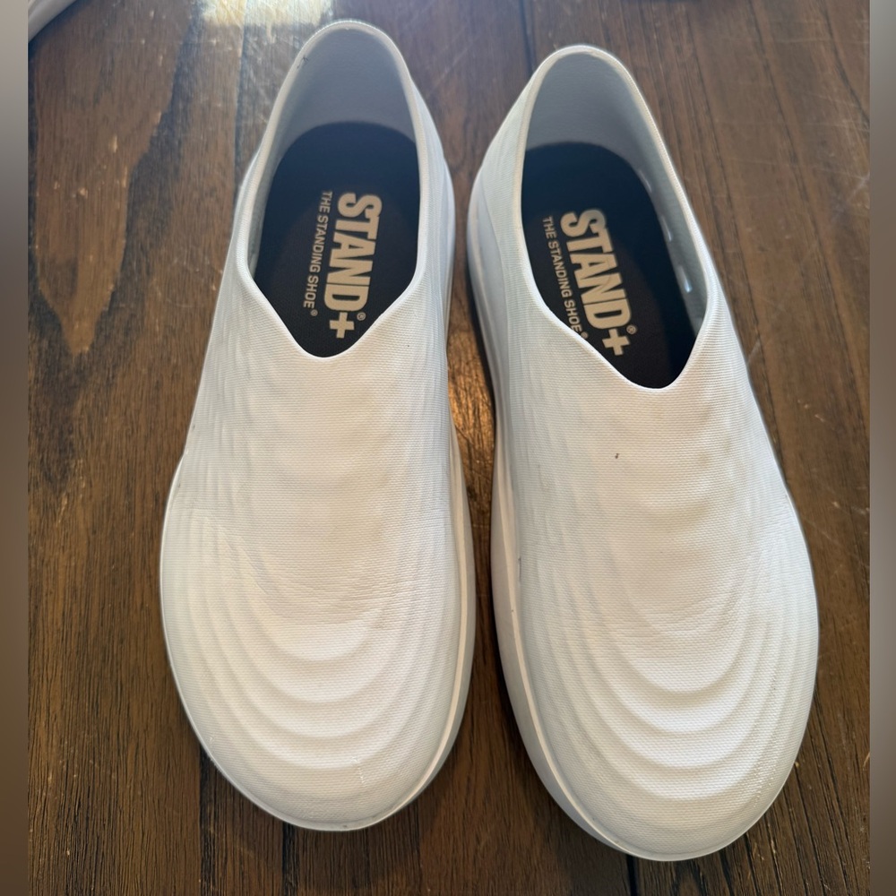 Women's White Slip-On Nurse Shoes